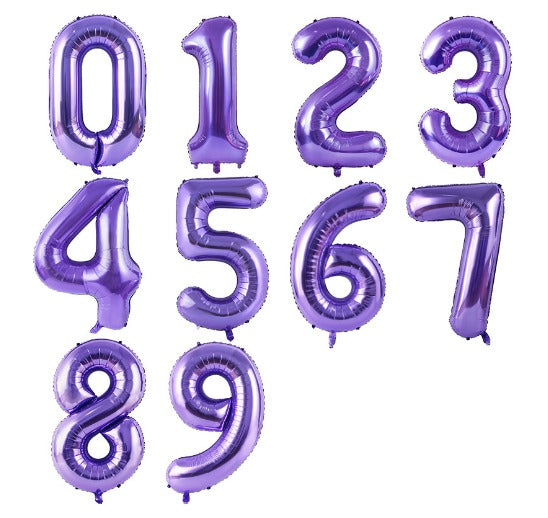 40 INCH NUMBERED BALLOONS (PURCHASE)